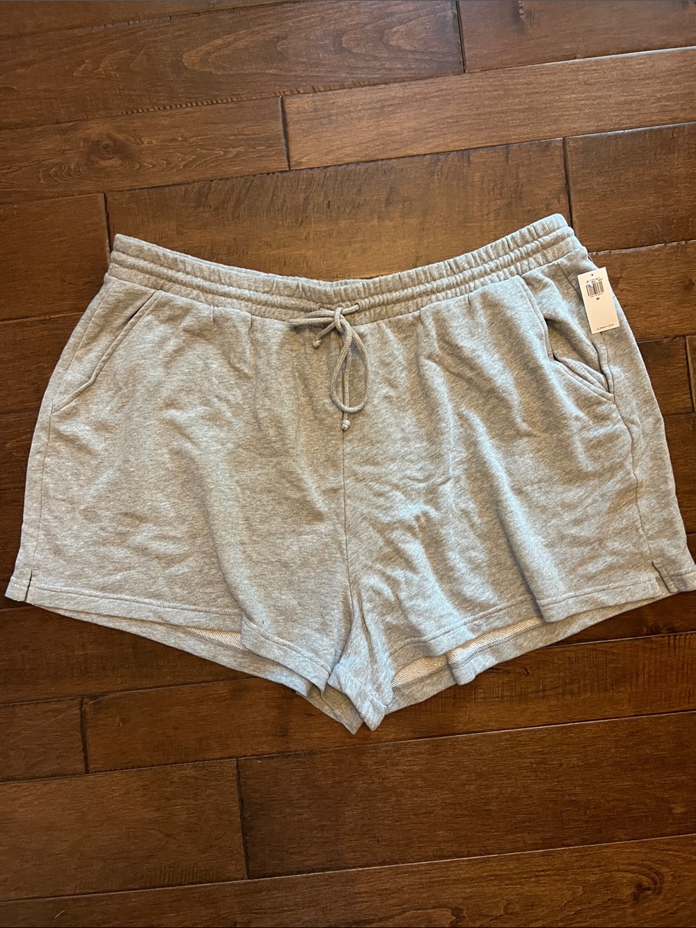 Old Navy Light Gray Athletic Lounge Shorts with Drawstring